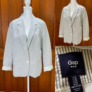 Gap Seersucker Jacket size 16